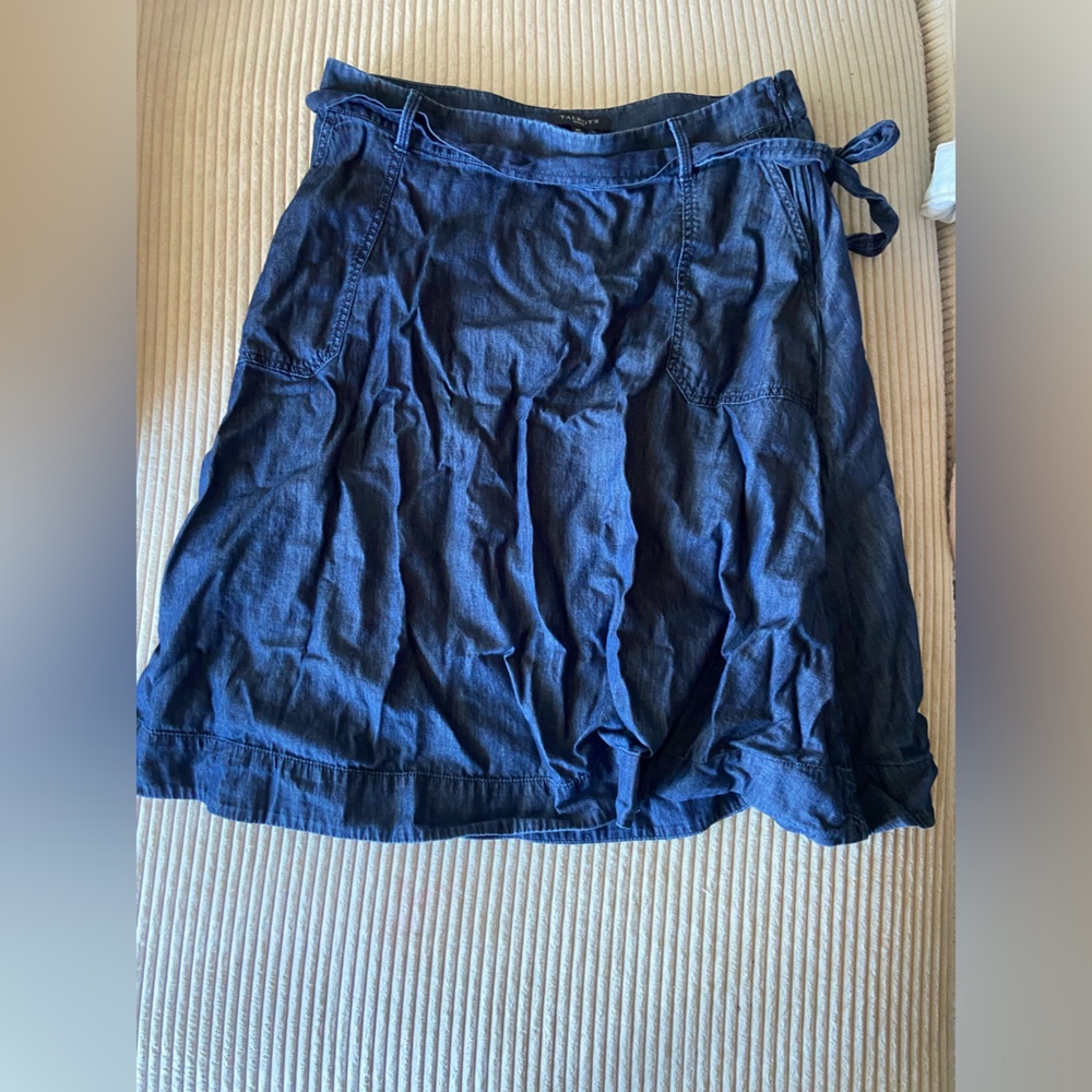 Talbots Indigo Denim Skirt